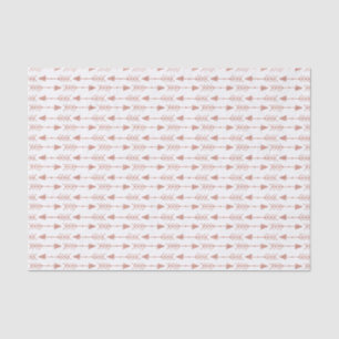 Feminines Roségold-Tribal-Pfeile Boho-Stil Seidenpapier