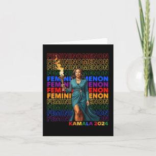 Femininomenon Funny Kamala Harris Karte