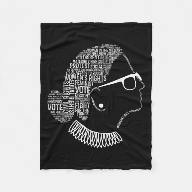 Feminism Quotes Feminist Womens Rights  Fleecedecke (Vorderseite)