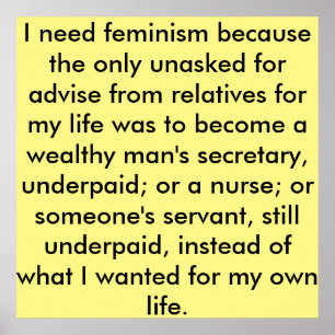 Feminismus 101 - Plakate und Zitate - Kunst - Gesc