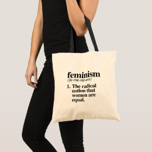 Feminismus Definition Tragetasche