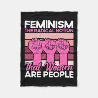 Feminismus Die radikale Vorstellung, dass Frauen M Fleecedecke