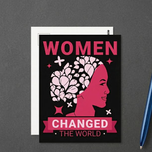 Feminismus Frauen veränderten die Welt Postkarte