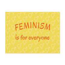 Feminismus für alle Gelben Postkarten