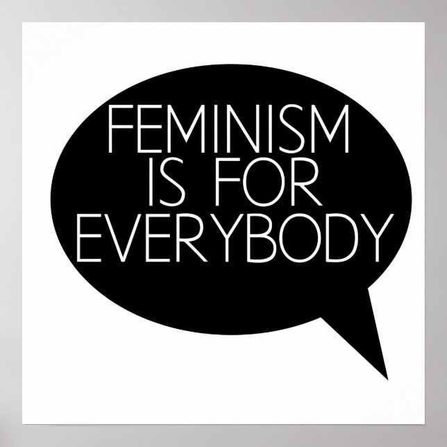Feminismus ist für alle poster (Vorne)