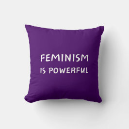 Feminismus ist mächtig kissen