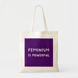 Feminismus ist mächtig - Totbeutel Tragetasche