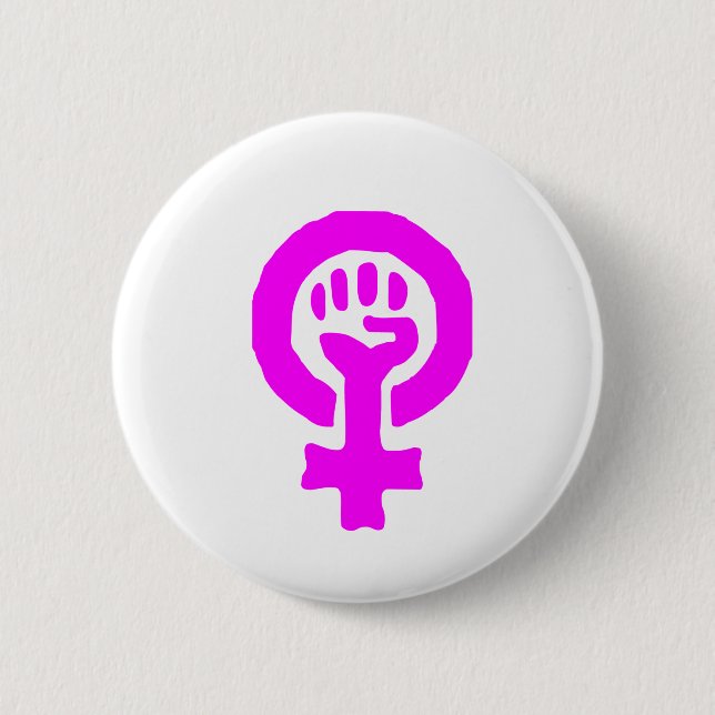 Feminismus-Symbol Button (Vorderseite)