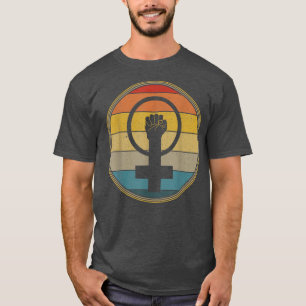 Feminismus weibliche Gleichheit Frau hoch feminist T-Shirt