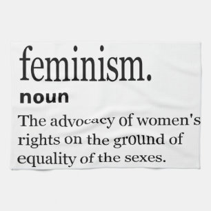 Feminismusdefinition Geschirrtuch