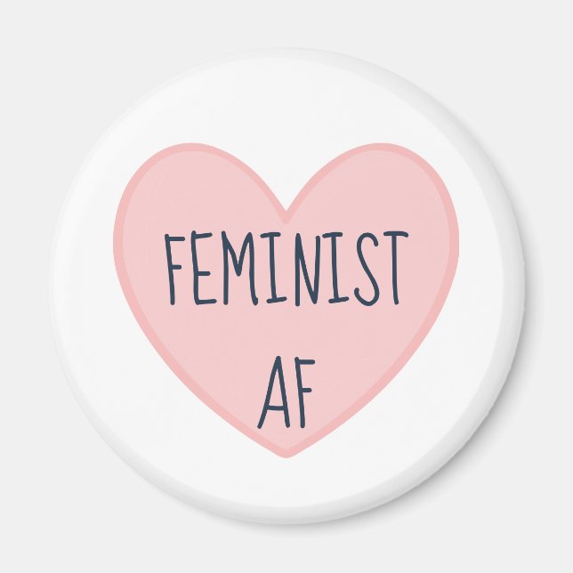 ‚Feminist AF‘ Magnet (Vorne)