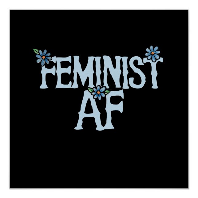 Feminist AF Poster (Vorderseite)