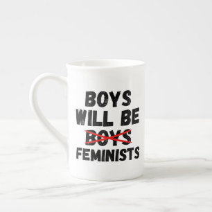 Feminist Boy - Jungen werden Feministen II Prozellantasse