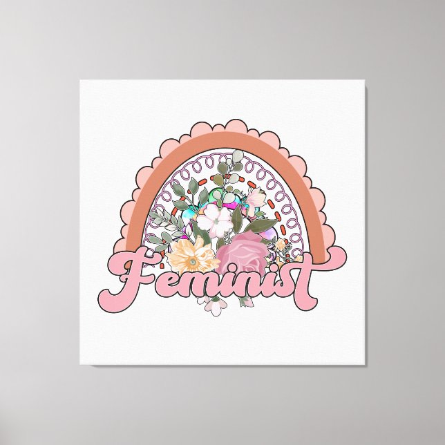 Feminist Canvas Print Leinwanddruck (Vorderseite)