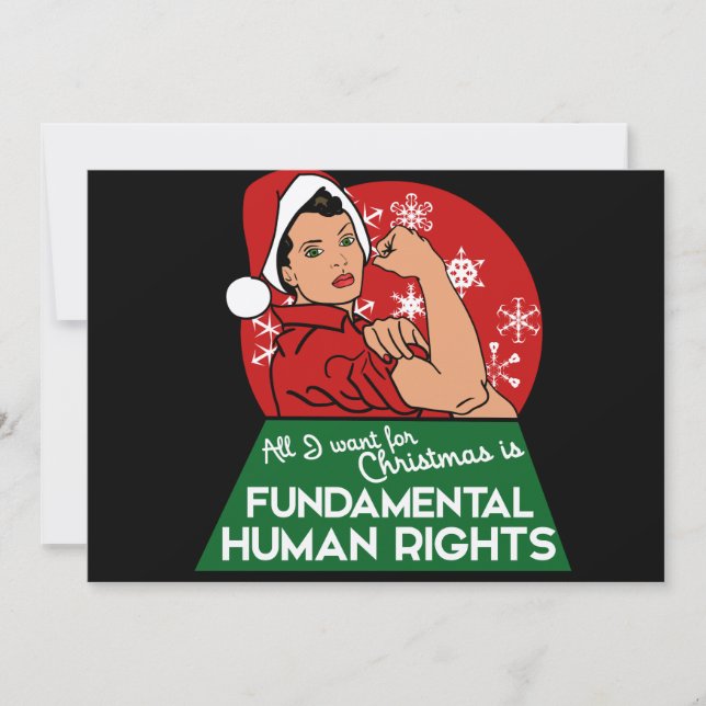Feminist Christmas  Einladung (Vorderseite)