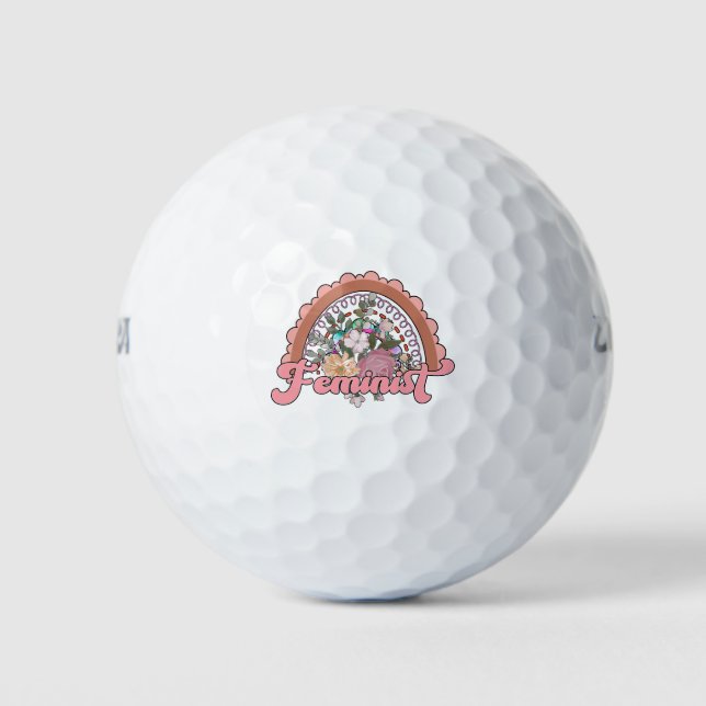 Feminist Golf Balls Golfball (Vorderseite)
