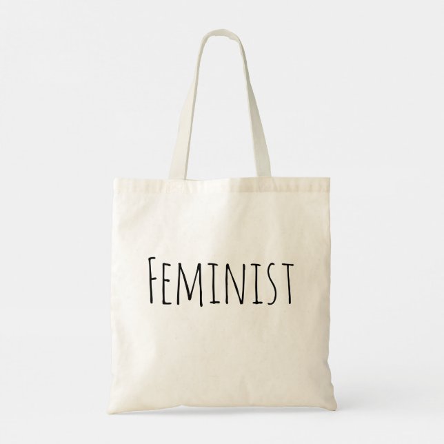 Feminist Ink Pen Feminismus Doodle Art Tragetasche (Rückseite)