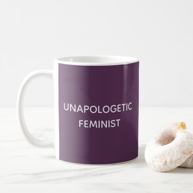 Feminist Kaffeetasse (Mit Donut)