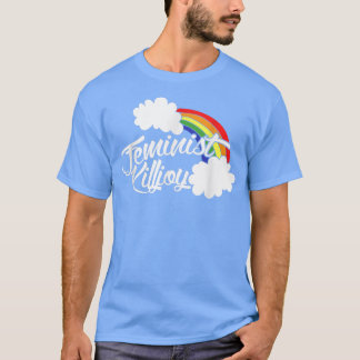 Feminist Killjoy Retro Rainbow Feminism1690  T-Shirt