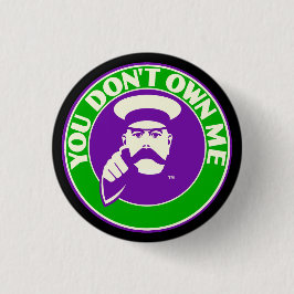 Feminist Lesley Gore Badge in suffragette Button