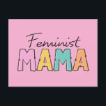 Feminist Mama Postkarte<br><div class="desc">Bei der feministischen Mama-Kollektion geht es um Stärke, Ermächtigung und das stehende für das, was zählt. Diese Kollektion wurde entwickelt, um Stimmen inspirieren und zu verstärken, und zelebriert Feminismus, Gleichheit und Aktivismus mit kühlen, unentschuldbaren Botschaften. Ob sie sich für Frauenrechte, reproduktive Freiheit oder soziale Gerechtigkeit einsetzen, diese Konzepte dienen als...</div>