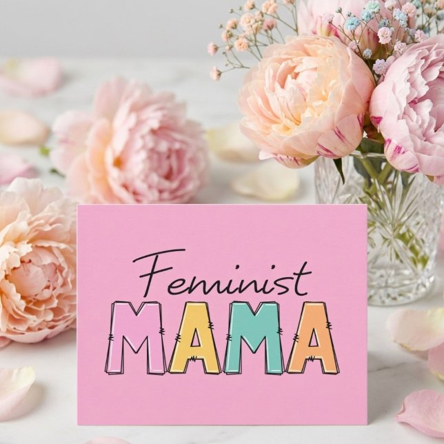 Feminist Mama Postkarte (Von Creator hochgeladen)