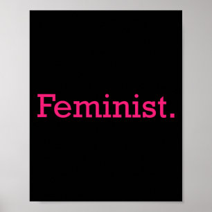 Feminist Minimal Resist Patriarchat Poster