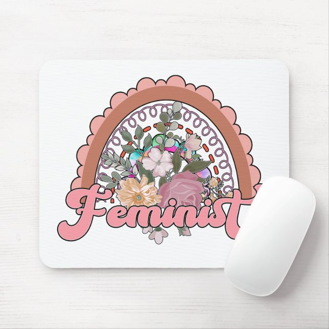 Feminist Mousepad (Mit Mouse)