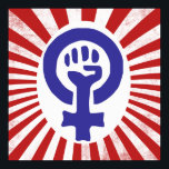 Feminist Symbol Poster<br><div class="desc">American feminism</div>