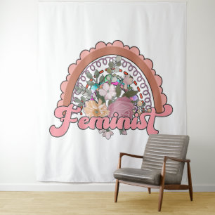 Feminist Tapestry Wandteppich