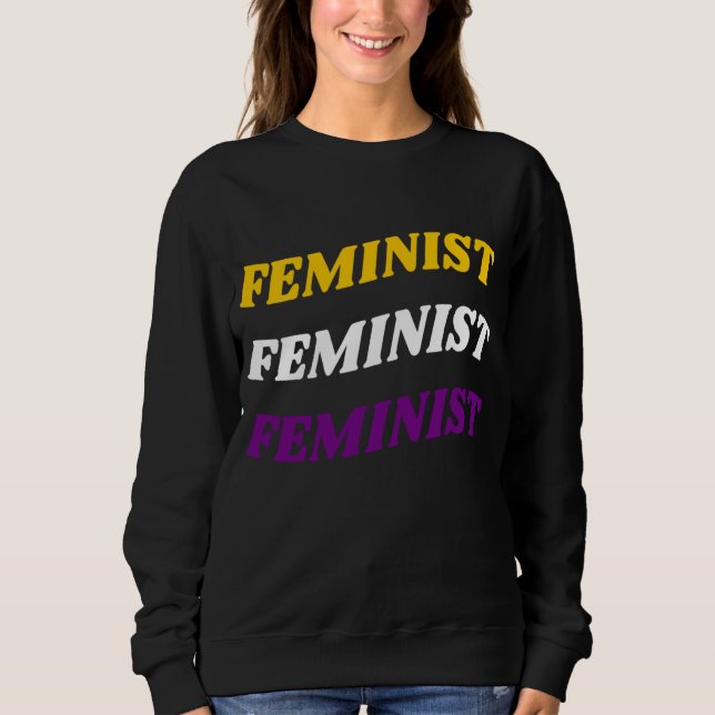 Feminist US Sweatshirt (Vorderseite)