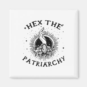 Feminist Wicca Hexe Die Patriarchie Hexenkrebs Magnet