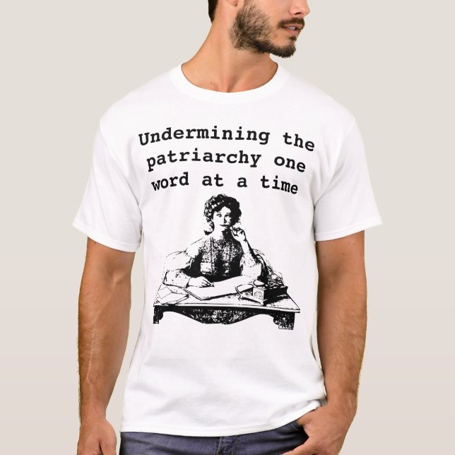 Feminist Writer Shirt (Vorderseite)
