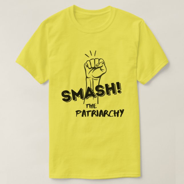 féministe - Smash the Patriarchy - t-shirt (Design devant)