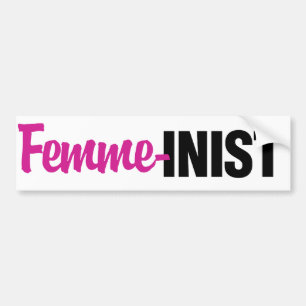 Feministin Autoaufkleber