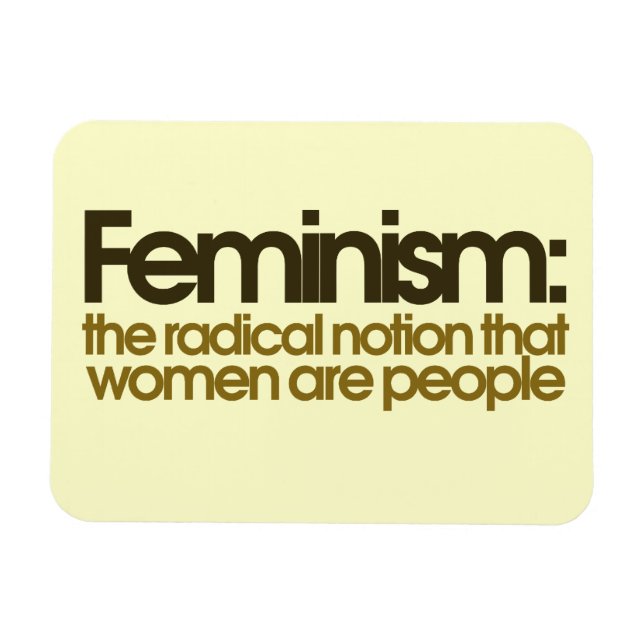Feministin Definition Magnet (Horizontal)