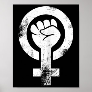 Feministin Faust Frauensymbolabest Fist Feminismus Poster