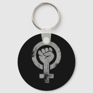 Feministin Faust Symbol Resist Fist Feminismus Schlüsselanhänger