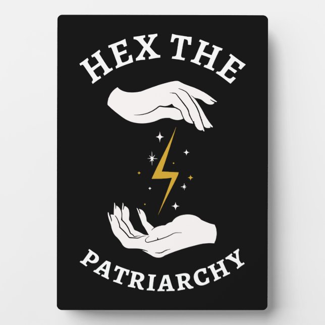 Feministin Hexe - Das Patriarchat I Fotoplatte (Vorderseite)