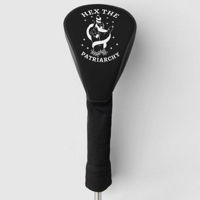 Feministin Hexe - Das Patriarchat III Golf Headcover (Vorderseite)