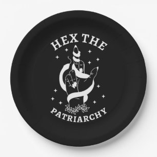 Feministin Hexe - Das Patriarchat III Pappteller
