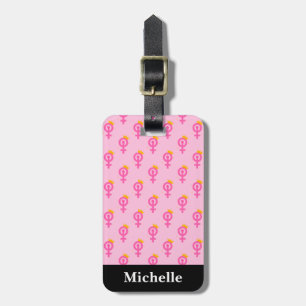 Feministin Pink Gepäckanhänger