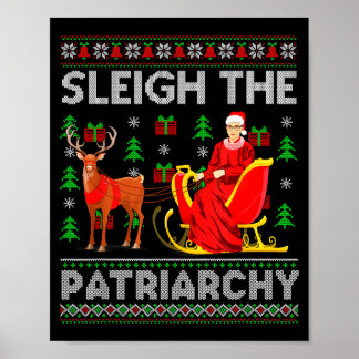 Feministin Ruth Bader Ginsburg Rbg Weihnachten Sch Poster