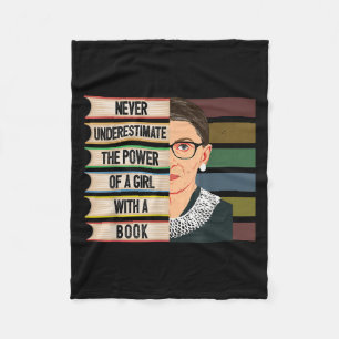 Feministin Ruth Bader Ginsburg Rbg Zitat Mädchen m Fleecedecke