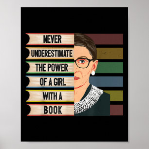 Feministin Ruth Bader Ginsburg Rbg Zitat Mädchen M Poster