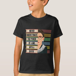 Feministin Ruth Bader Ginsburg Rbg Zitat Mädchen M T-Shirt