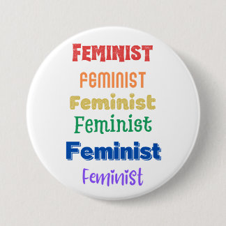 Feministin Stolperknopf Button