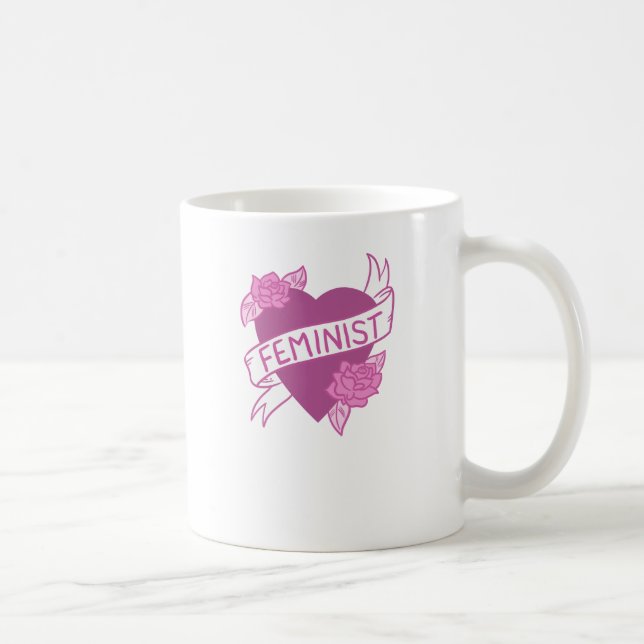 Feministisch Kaffeetasse (Rechts)