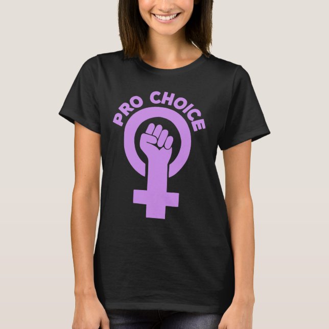 Feministische Abtreibung pro Wahl T-Shirt (Vorderseite)