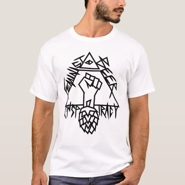 Feministische Bier-Verschwörung: scharfe Ränder T-Shirt (Vorderseite)